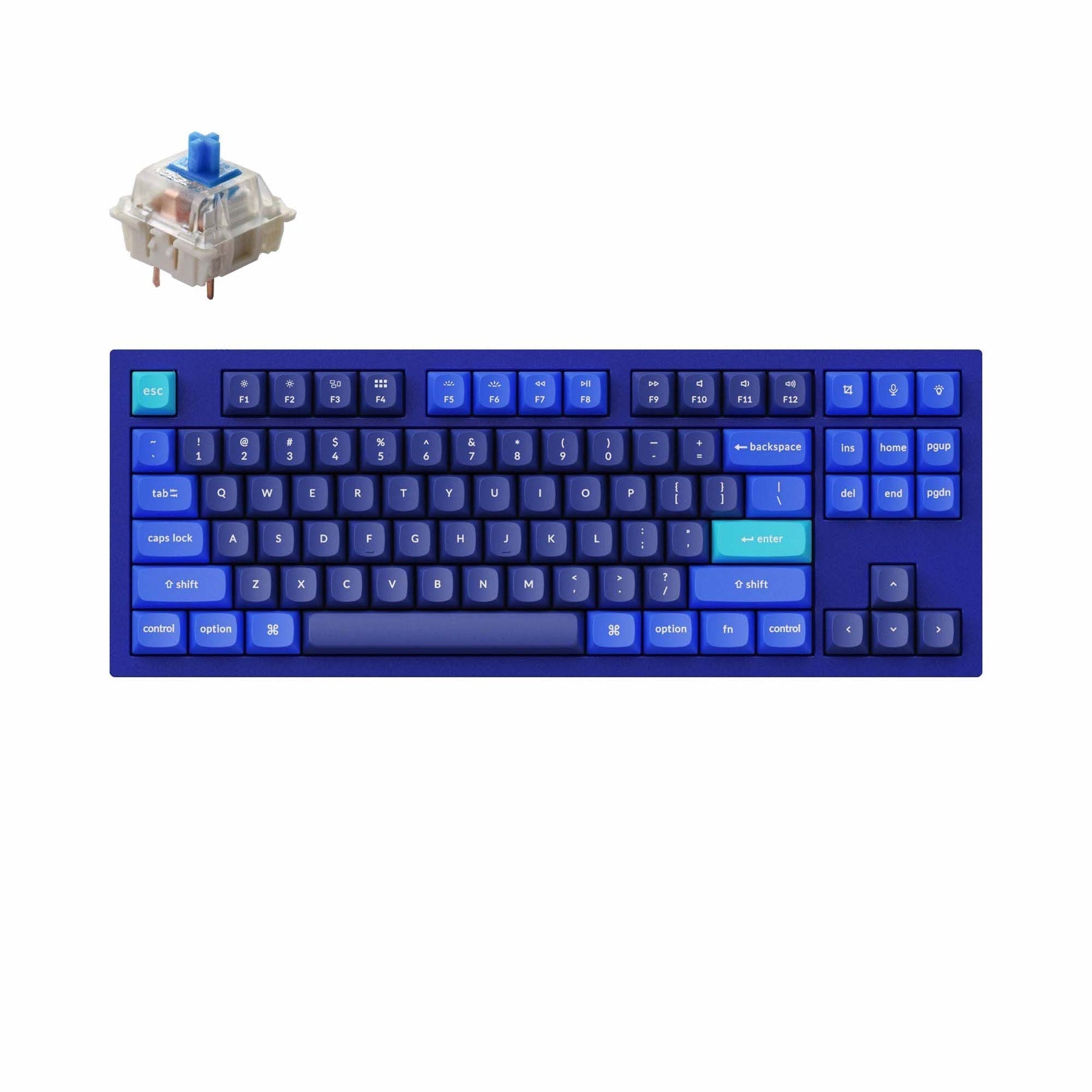 Benutzerdefinierte mechanische Tastatur Keychron Q3 QMK (US-ANSI-Layout)