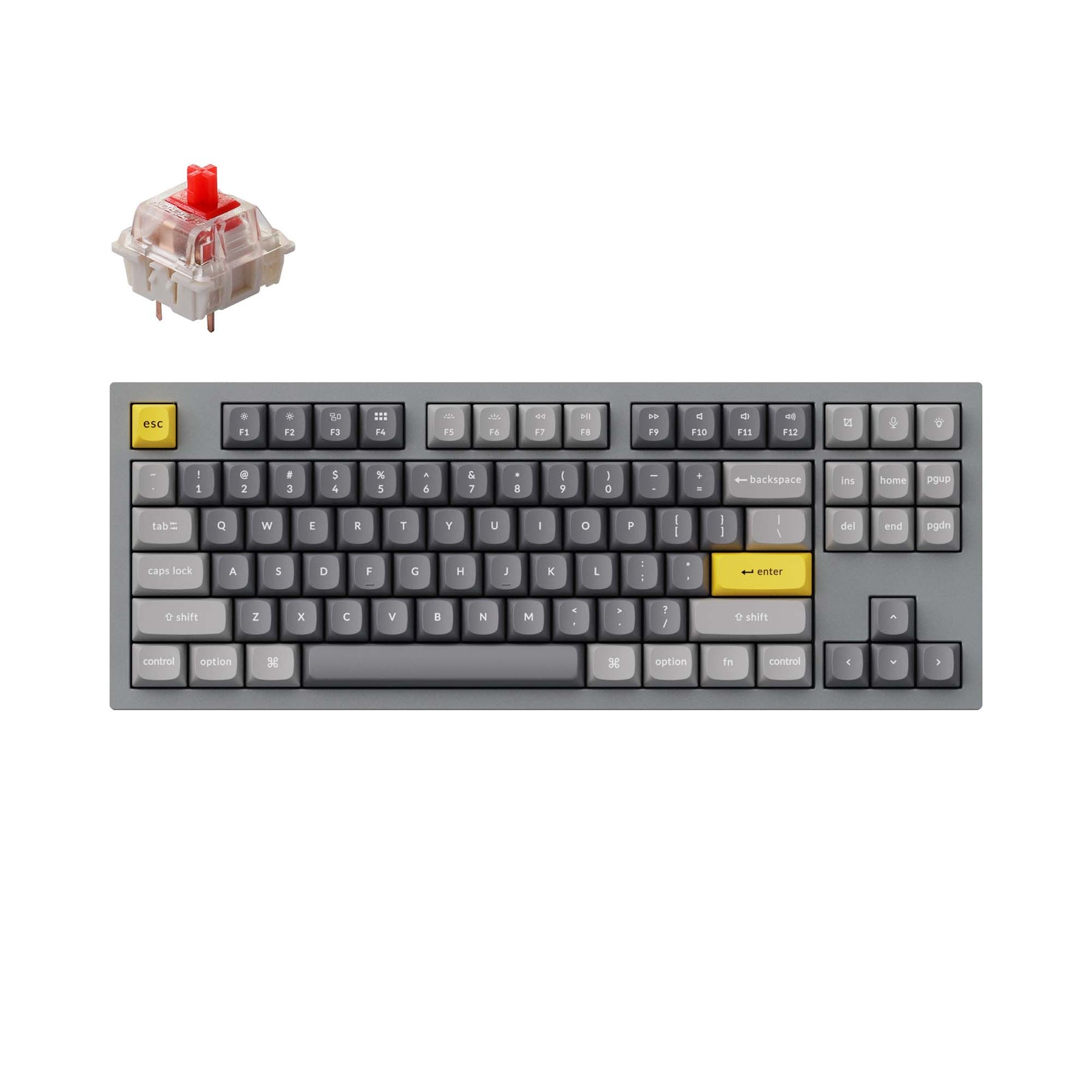 Benutzerdefinierte mechanische Tastatur Keychron Q3 QMK (US-ANSI-Layout)