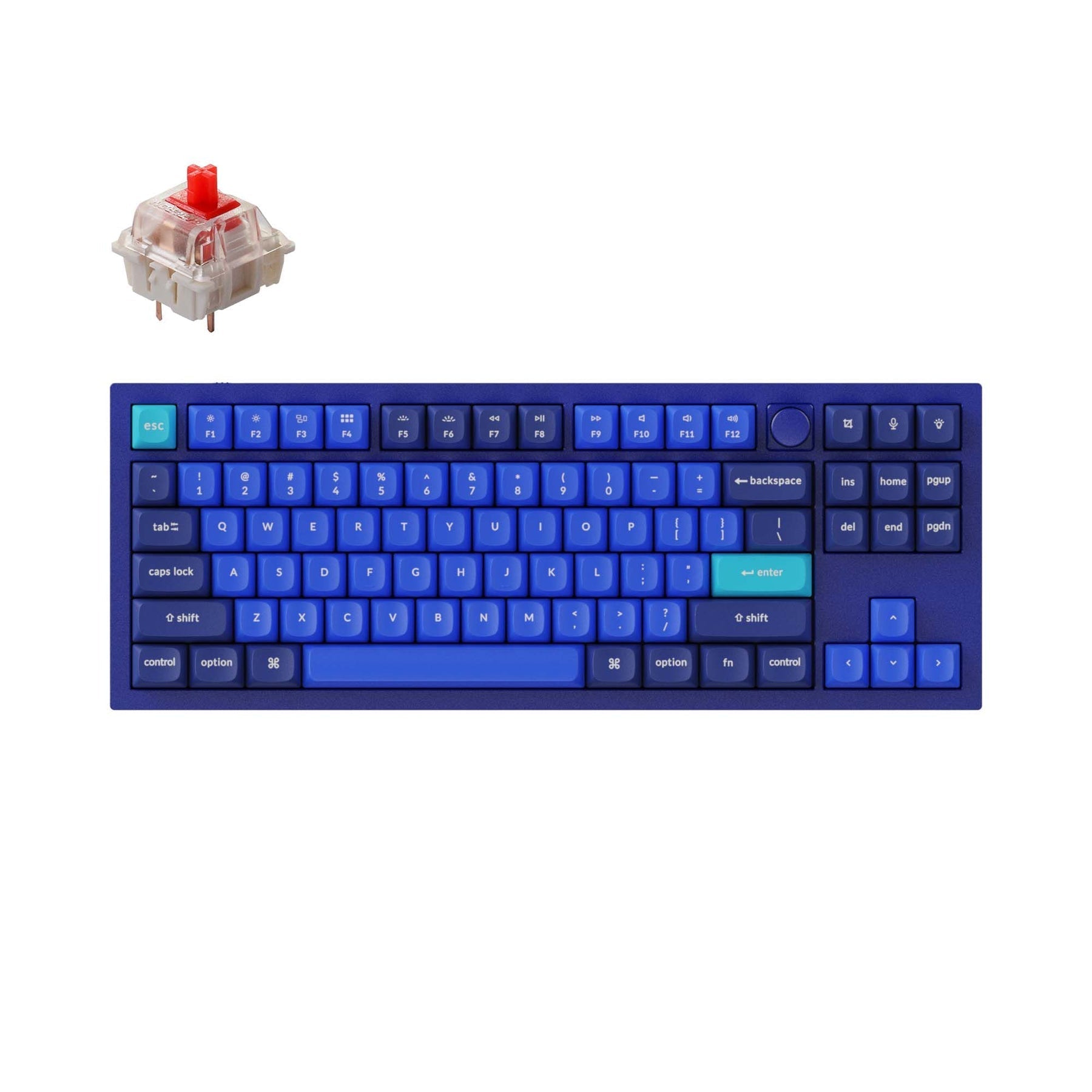 Benutzerdefinierte mechanische Tastatur Keychron Q3 QMK (US-ANSI-Layout)