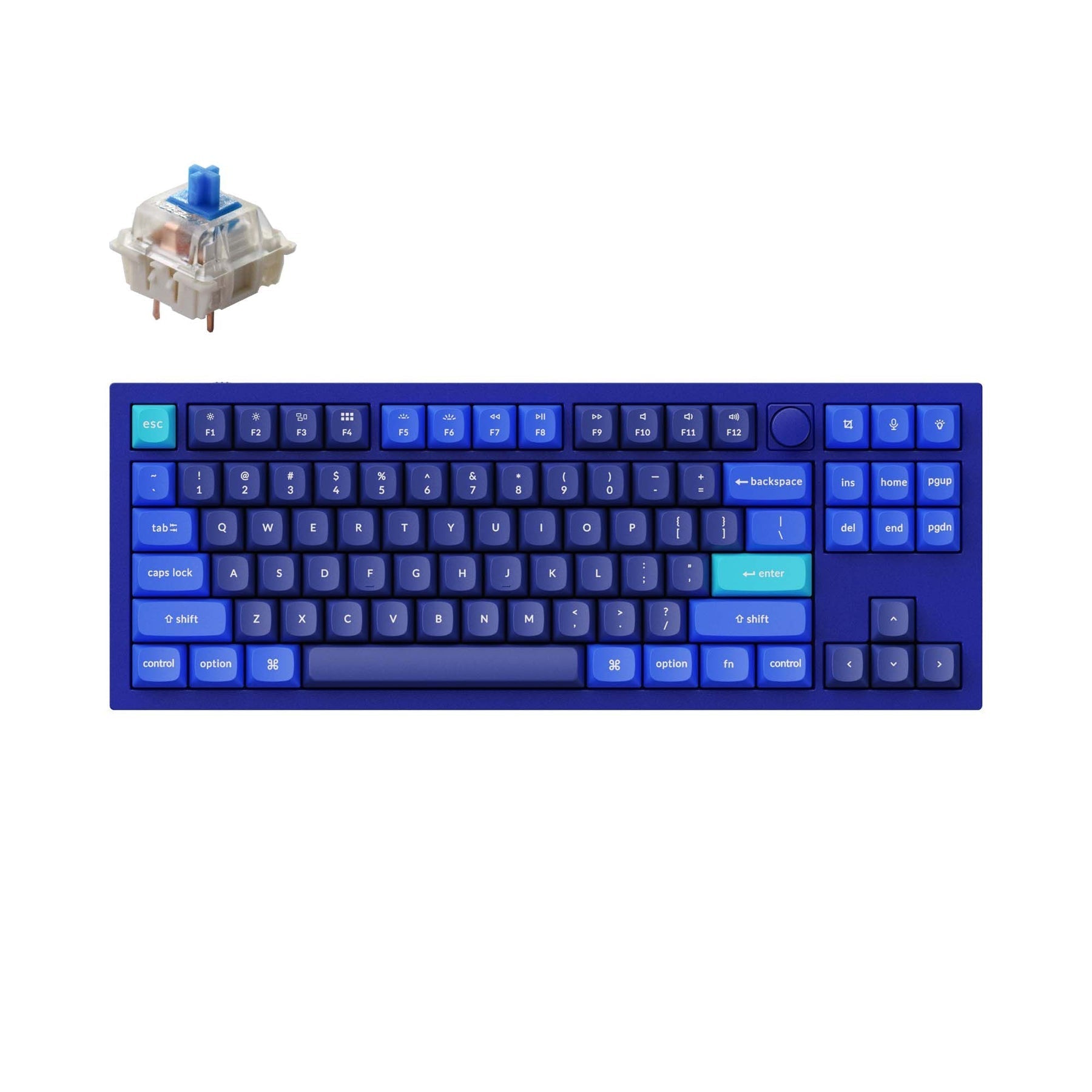 Benutzerdefinierte mechanische Tastatur Keychron Q3 QMK (US-ANSI-Layout)