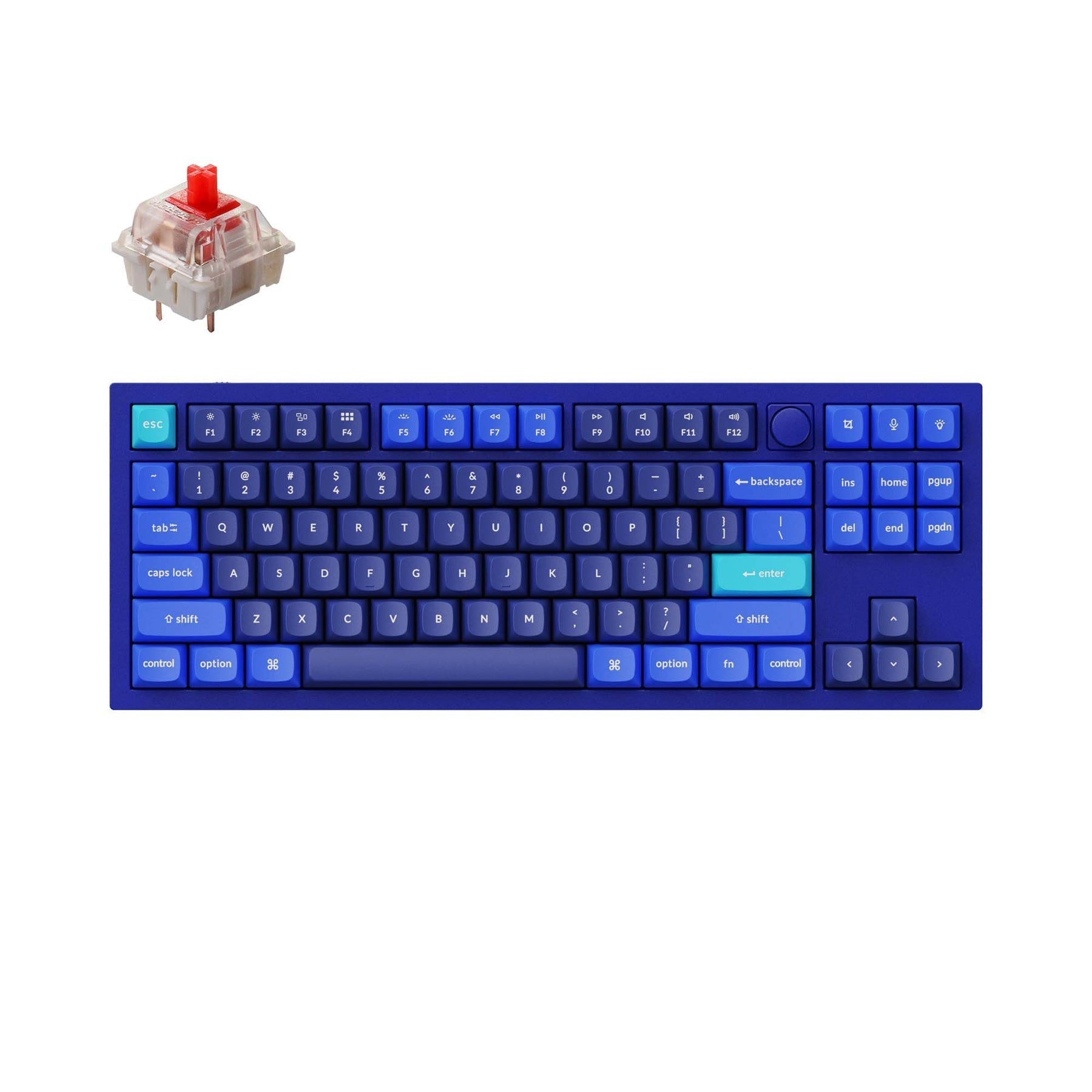 Benutzerdefinierte mechanische Tastatur Keychron Q3 QMK (US-ANSI-Layout)