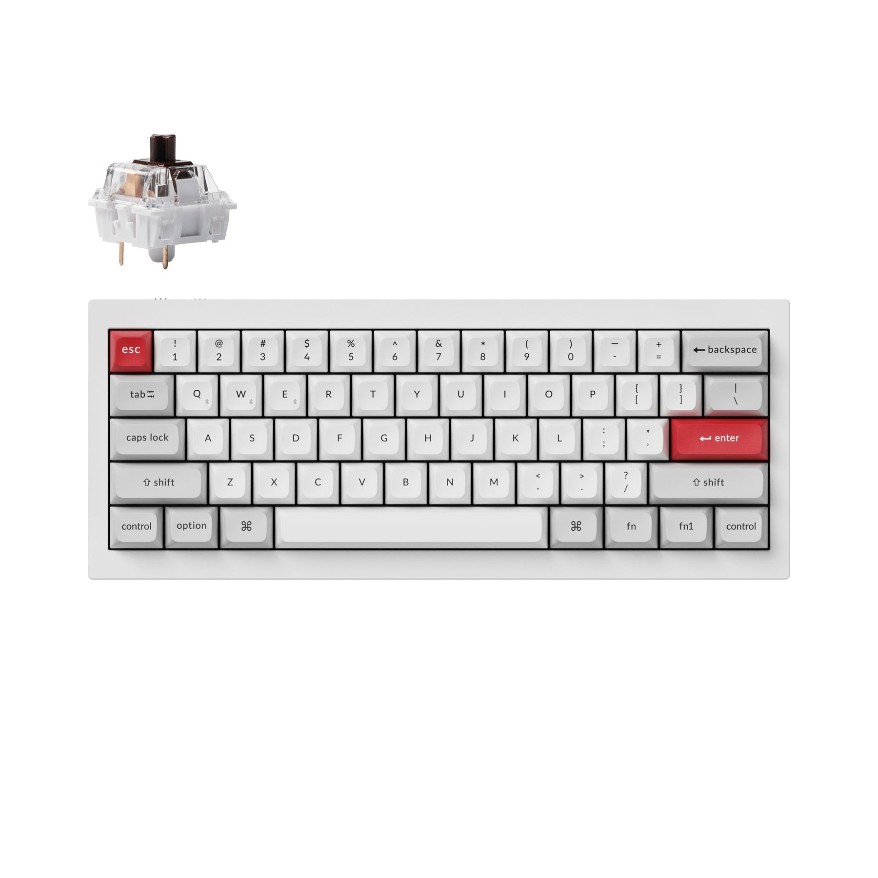 Keychron Q4 Pro QMK/VIA Kabellose, individuell anpassbare mechanische Tastatur - ANSI-Layout