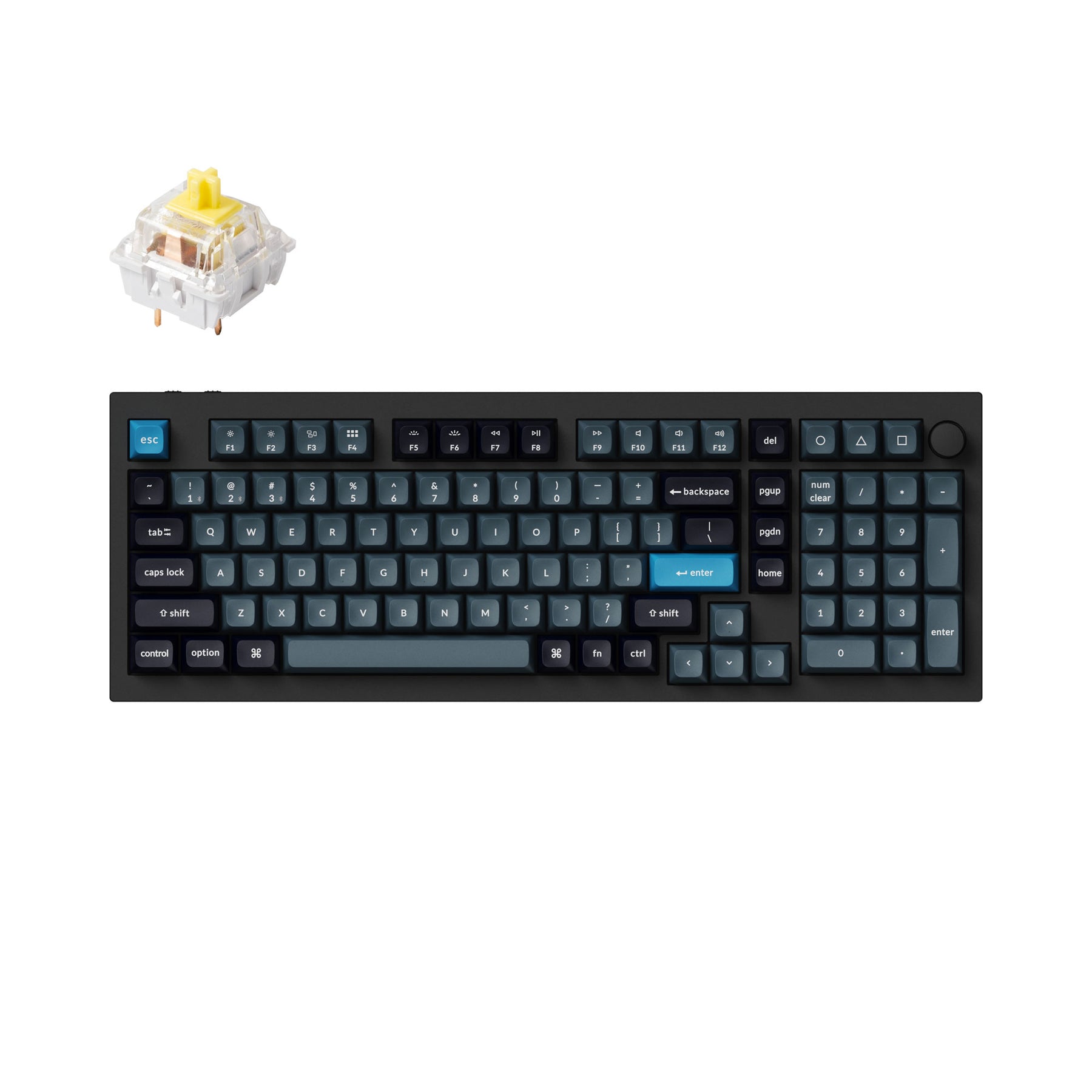 Keychron Q5 Pro QMK/VIA Kabellose benutzerdefinierte mechanische Tastatur – ANSI-Layout