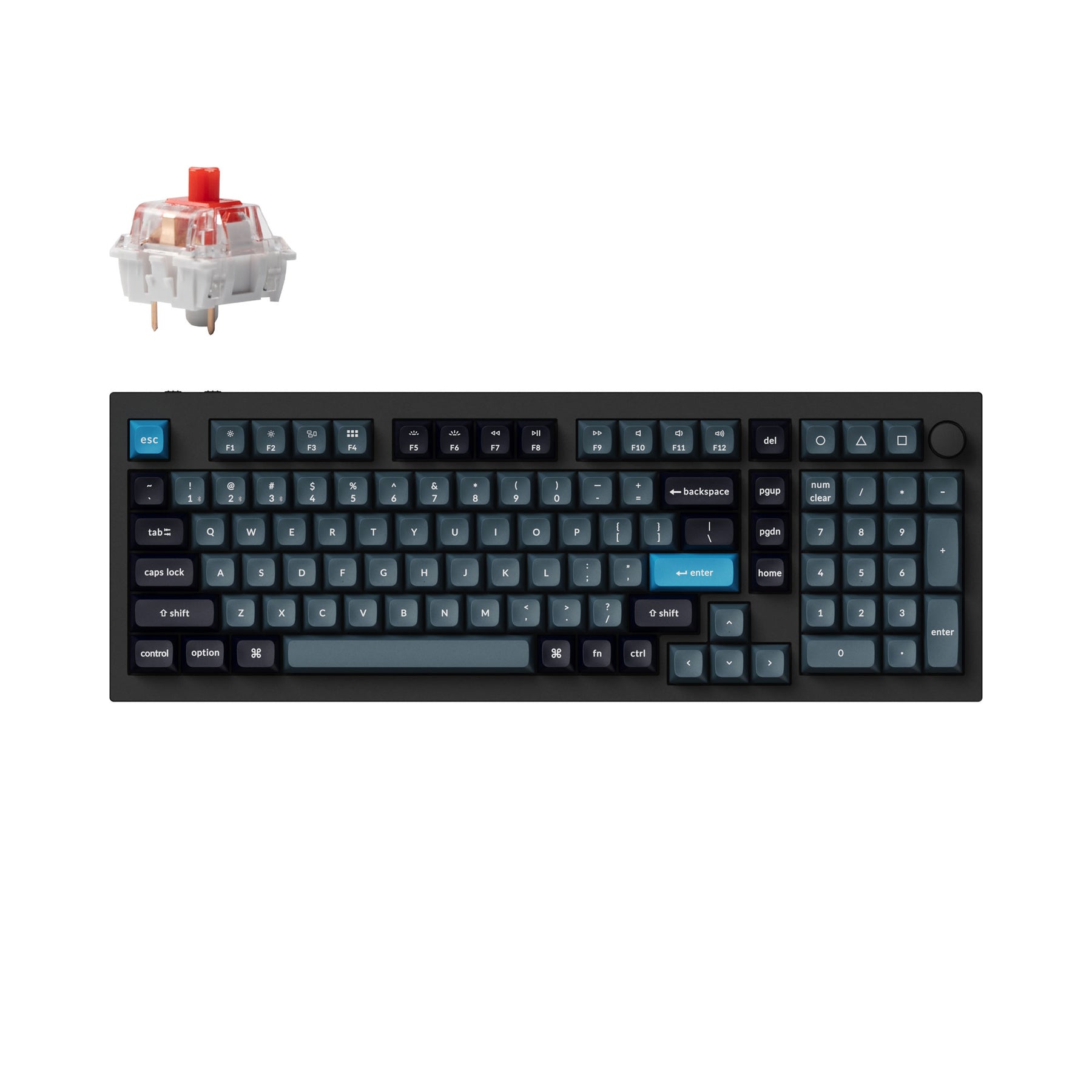 Keychron Q5 Pro QMK/VIA Kabellose benutzerdefinierte mechanische Tastatur – ANSI-Layout