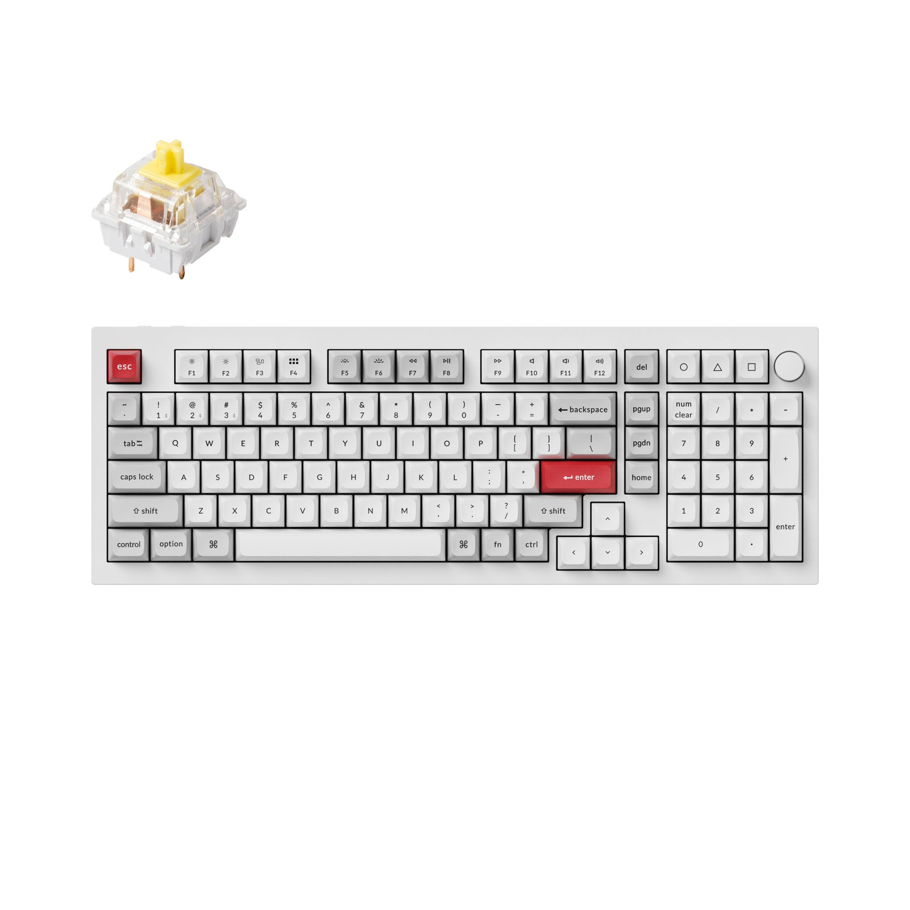 Keychron Q5 Pro QMK/VIA Kabellose benutzerdefinierte mechanische Tastatur – ANSI-Layout