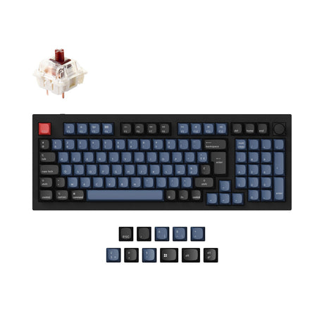 Keychron Q5 QMK ISO-Layout-Sammlung für benutzerdefinierte mechanische Tastaturen