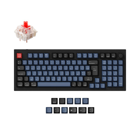 Keychron Q5 QMK ISO-Layout-Sammlung für benutzerdefinierte mechanische Tastaturen