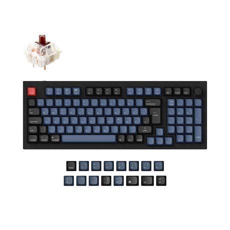 Keychron Q5 QMK ISO-Layout-Sammlung für benutzerdefinierte mechanische Tastaturen