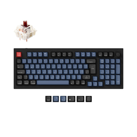 Keychron Q5 QMK ISO-Layout-Sammlung für benutzerdefinierte mechanische Tastaturen