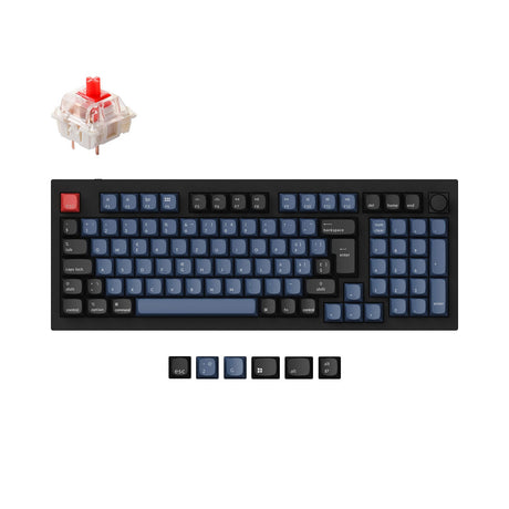 Keychron Q5 QMK ISO-Layout-Sammlung für benutzerdefinierte mechanische Tastaturen