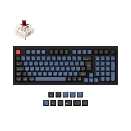 Keychron Q5 QMK ISO-Layout-Sammlung für benutzerdefinierte mechanische Tastaturen