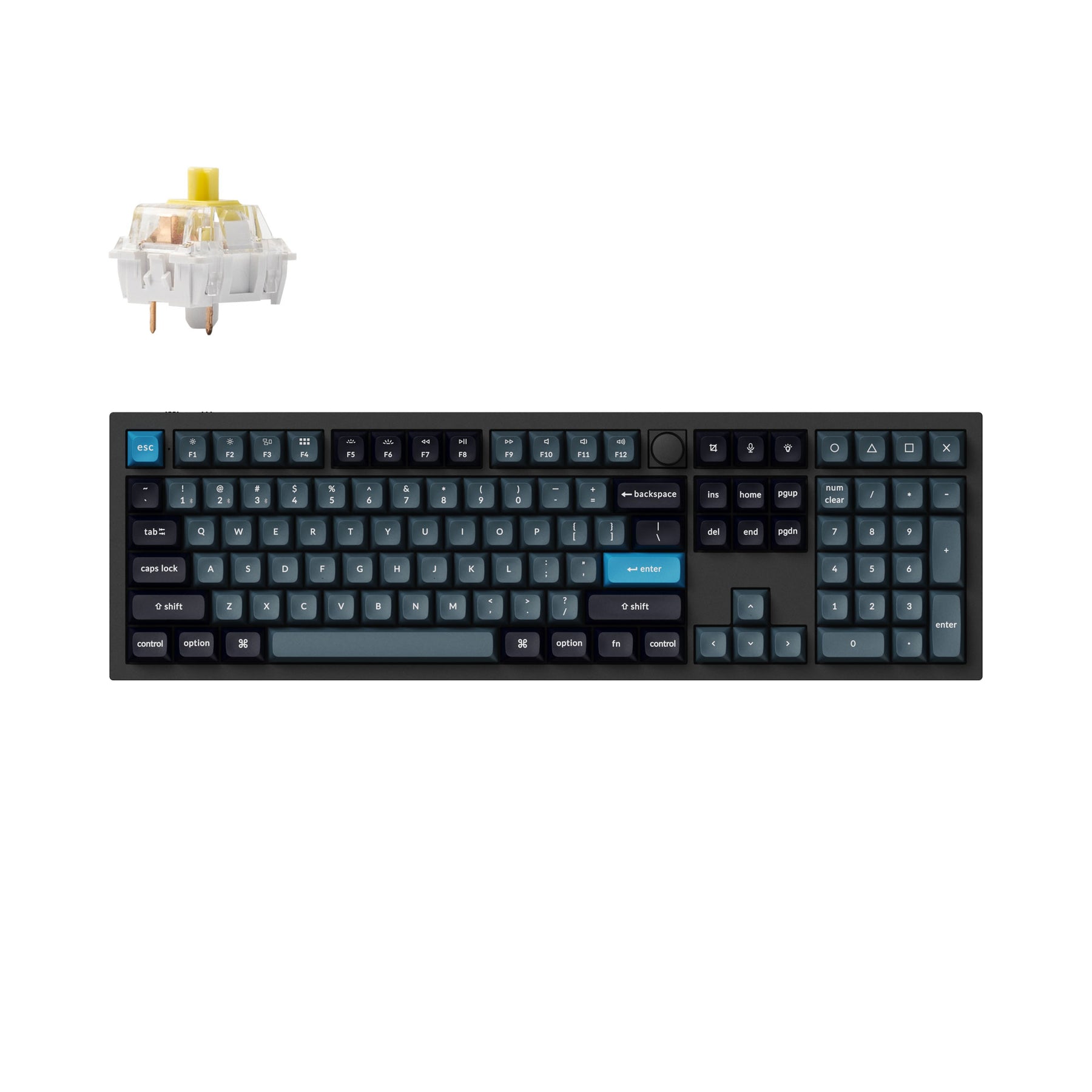 Keychron Q6 Pro QMK/VIA kabellose benutzerdefinierte mechanische Tastatur (US-Layout)