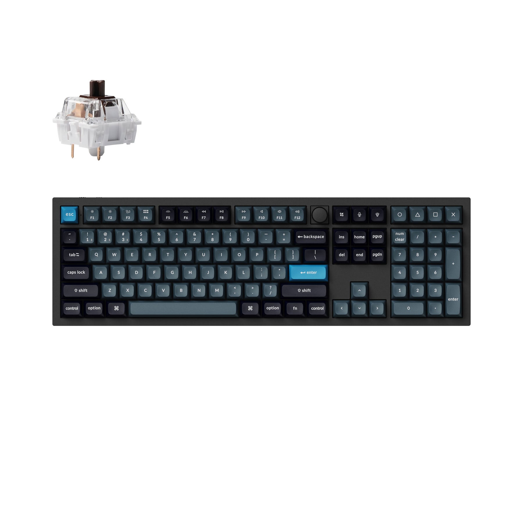 Keychron Q6 Pro QMK/VIA kabellose benutzerdefinierte mechanische Tastatur (US-Layout)