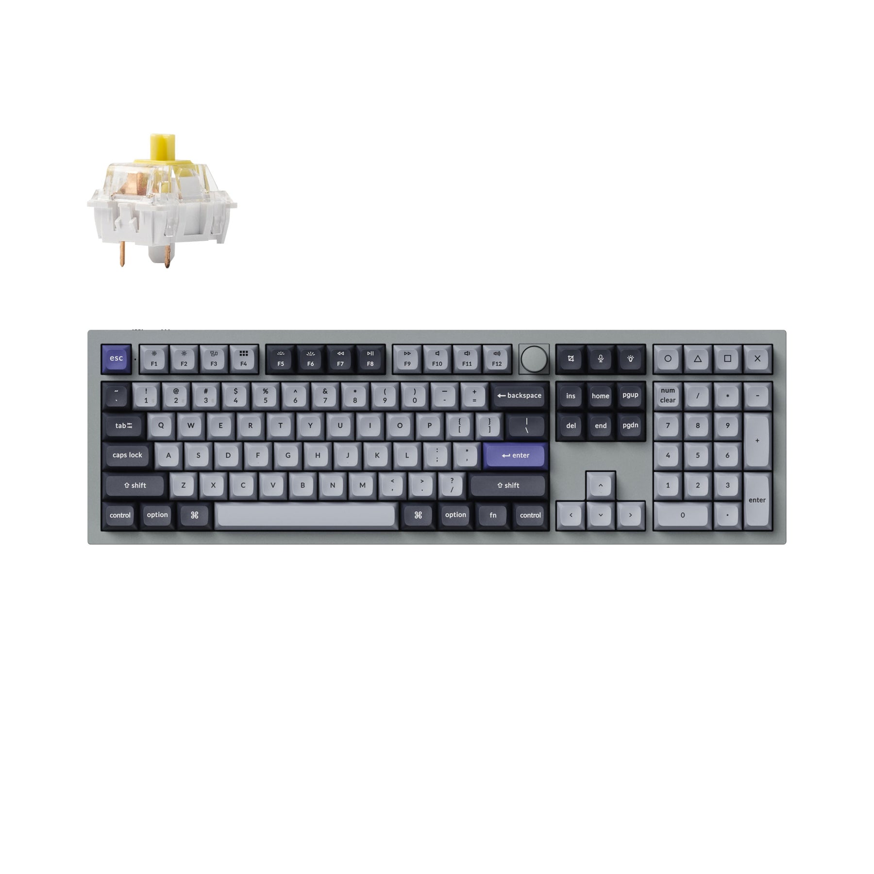 Keychron Q6 Pro QMK/VIA kabellose benutzerdefinierte mechanische Tastatur (US-Layout)