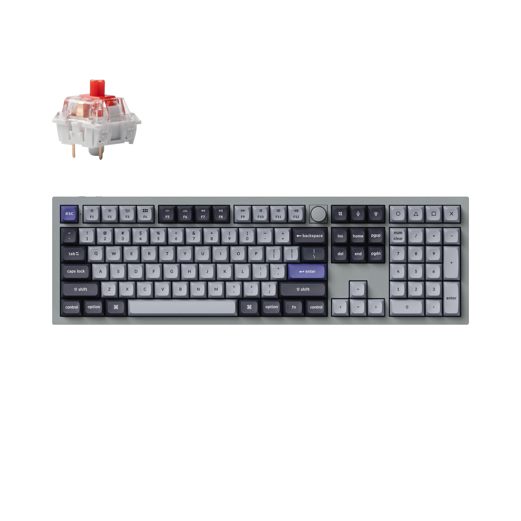 Keychron Q6 Pro QMK/VIA kabellose benutzerdefinierte mechanische Tastatur (US-Layout)