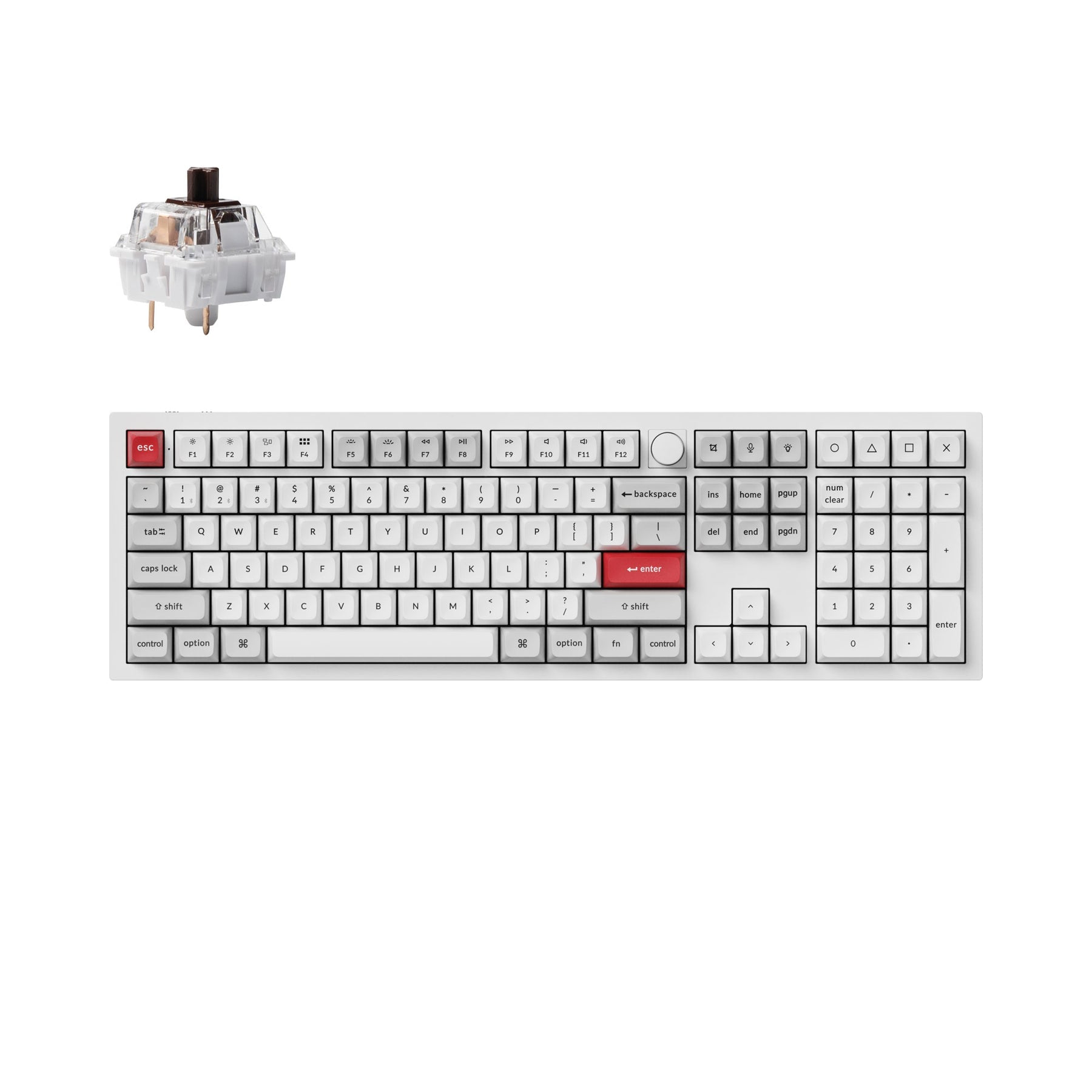 Keychron Q6 Pro QMK/VIA kabellose benutzerdefinierte mechanische Tastatur (US-Layout)