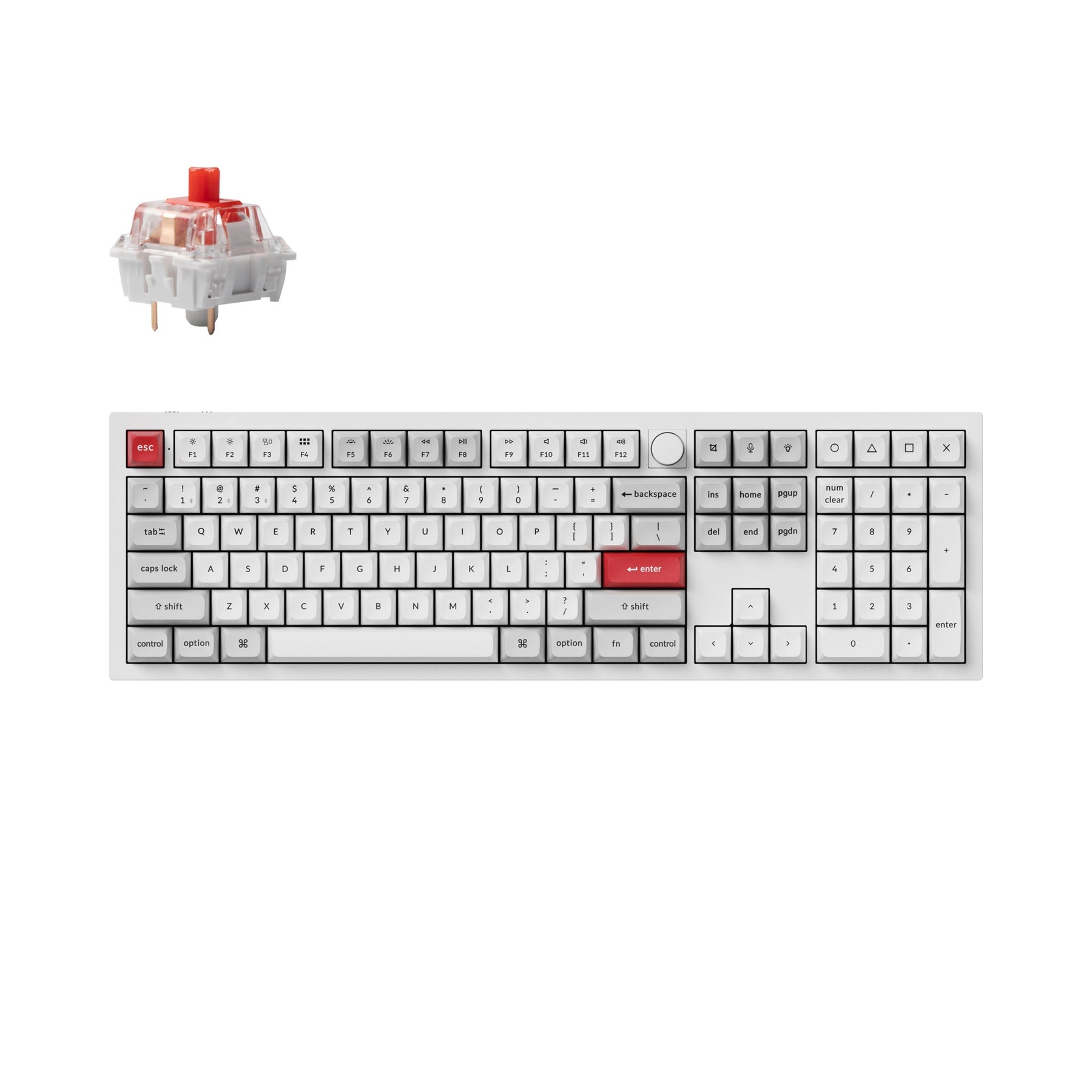 Keychron Q6 Pro QMK/VIA kabellose benutzerdefinierte mechanische Tastatur (US-Layout)