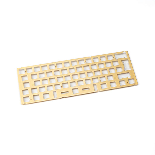 Keychron V4 Keyboard ISO Layout Brass Plate