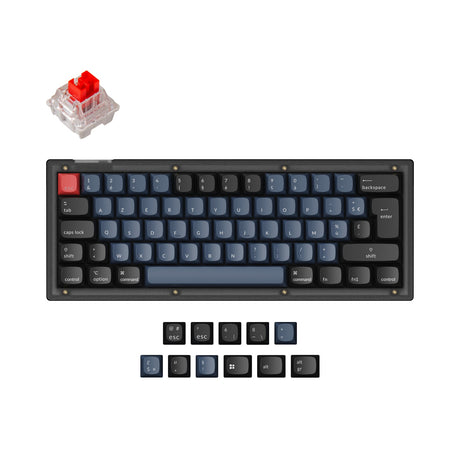 Keychron V4 QMK ISO-Layout-Sammlung für benutzerdefinierte mechanische Tastaturen