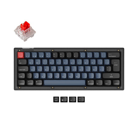Keychron V4 QMK ISO-Layout-Sammlung für benutzerdefinierte mechanische Tastaturen