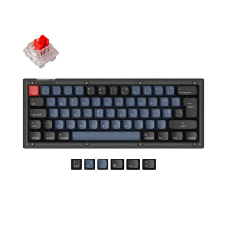 Keychron V4 QMK ISO-Layout-Sammlung für benutzerdefinierte mechanische Tastaturen