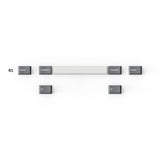 Keychron double-shot PBT Cherry full set keycap set win-key-less layout