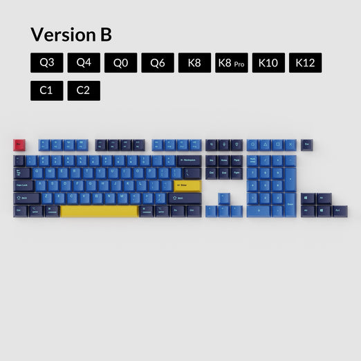 OEM Dye-Sub PBT Tastenkappenset - Strand