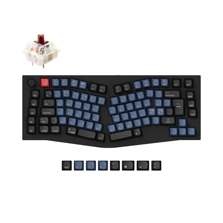 Keychron Q10 (Alice-Layout) QMK Benutzerdefinierte Mechanische Tastatur ISO-Layout-Kollektion