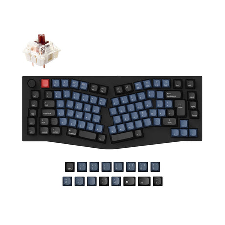 Keychron Q10 (Alice-Layout) QMK Benutzerdefinierte Mechanische Tastatur ISO-Layout-Kollektion