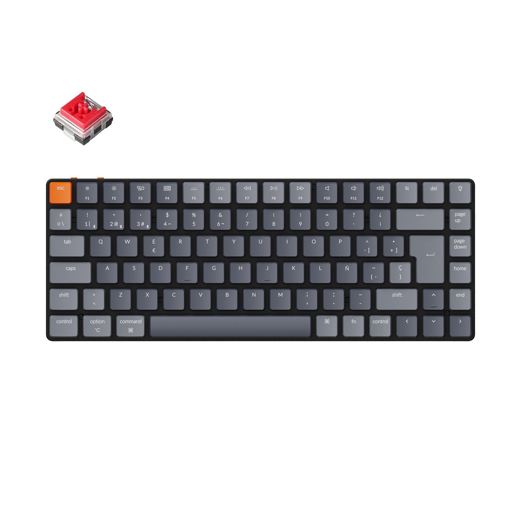 Keychron K3 Ultraschlanke kabellose mechanische Tastatur (ES ISO-Layout) – Version 2